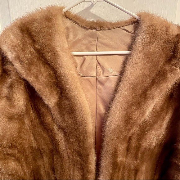 Mink fur wrap, stole, cape-let - EUC vintage - Picture 14 of 15